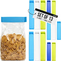 Linden Sweden Twixit Bag Clips - Keep Food Fresh, Stop Spillage - Keep Food Fresh, Prevent Spillage - Great for Storage and Organization - Microwave, Freezer & Dishwasher-Safe - BPA-Free - Set of 13