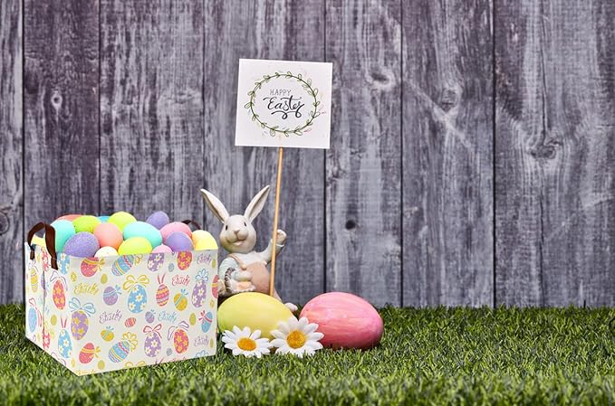 Rectangular Kids Storage Bin Basket Organizer for Baby Room Decor & Easter Gifts