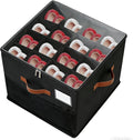 Shoe Organzier for Cloest - Adjustable Shoe Storage Box Fits 8-16 pairs,shoe Bin with Pop-Up dividers,Space Saver shoes Box organizer with Clear Dust Cover,Foldable shoe Cubby Storage Containers
