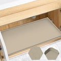 Waterproof Under Sink Mat 28" x 19", Silicone Cabinet Liner, Rubber Protector for Kitchen and Bathroom, Keeps Cabinets Clean, Dry, and Organized (Khaki)