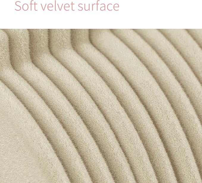 ManGotree Baby Velvet Clothes Hangers, Childrens Kids Hangers for Clothes Space Saving Non-Slip 15 Pack (Beige)