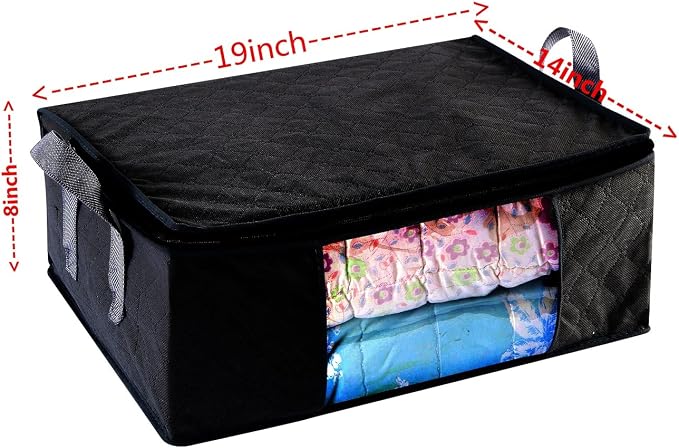 Storage Bags G01B, Dark Black, 3 Count