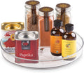iDesign 9-Inch Lazy Susan Organizer | Small Turntable, For Cabinet or Pantry, Clear