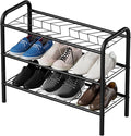 Shoe Rack,Long Shoe Organizer for Closet,Wide Shoe Storage for Entryway, 3 Tier Sturdy Metal Free Standing Shoe Shelf