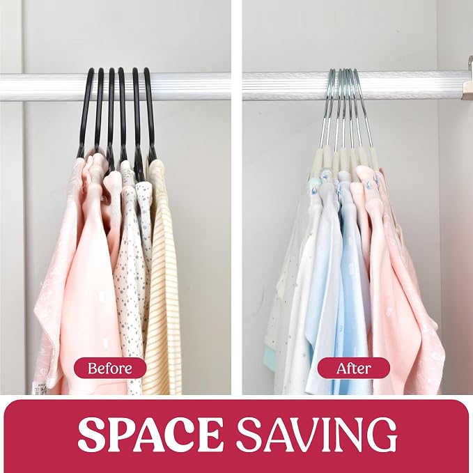 LDC White Velvet Hangers 30 Pack - Premium Non-Slip Clothes Coat Pants Felt Hanger for Closet - Heavy Duty Space Saving 360° Swivel Hook Hangars - White