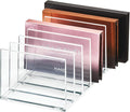 iDesign The Sarah Tanno Collection Plastic Cosmetics and Makeup Palette Organizer, 7-Compartment, Clear, 20.3 cm × 10.1 cm × 7.6 cm