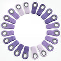 COOK WITH COLOR Bag Clips with Magnet- Food, Chip, Bag Clips for Food Storage with Airtight Seal Grip for Bread, Snack and Food Bags (Lavender, Pack of 20)