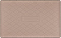 URMONA 34" x 22" Waterproof Silicone Mat in Multiple Sizes & Colors, Under Sink Mat for Kitchen & Bathroom, Pet Food Pad for Dogs & Cats, Kitchen Cabinet Liner, Multi-Purpose for Storage(Khaki)