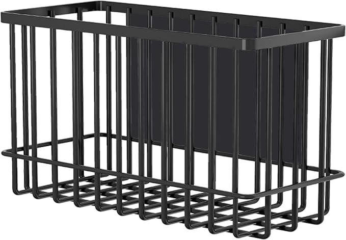 Buyyyit Laundry Room Organization & Storage Magnetic Basket Shelf Dryer Ball Lint Bin File Holder Container for Fridge & Washer