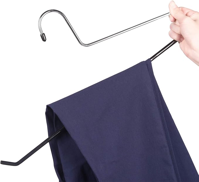 VASLIM 8 Pack Tablecloth Hanger Large Blanket Hangers Heavy Duty Black Vinyl Coated Nonslip - Great for Quilts, Comforters, Table Cloths, Towels, Sleeping Bags,Drapery and bedspreads