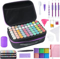 Douorgan Diamond Painting Storage Containers Accessories and Tools Portable Diamond Painting Organizer Shockproof Diamond Art Storage Case Beads Storage Box (60 Jars +120 Mini Jars)