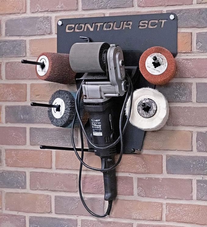 Eastwood Heavy Duty Steel Contour SCT Rack | Heavy Duty Garage SCT Tool Organizer, Drums, and Hex Key Holder Shelf | Made from Durable 3mm Thick Metal Frame | 30 lbs Weight Capacity