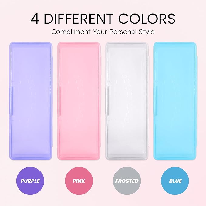 Beauticom Personal Box Storage Case for Professional Manicurist Nails Pedicure (Large Size) (1 Piece, PINK)