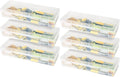 IRIS USA Clear Storage Cases, 6-Pack, |Made in USA|, Plastic Bead Organizing Containers with Snap Lid for Arts, Crafts, Ephemera, Stickers, & Dance Cheer, Clear - Large