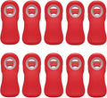 All Purpose Magnetic Clips - Chip Clips, Bag Clips, Food Clips, Red Colors Refrigerator Magnets Clips for Bread Bags, Snack Bags and Food Bags(Pack of 10, Red)