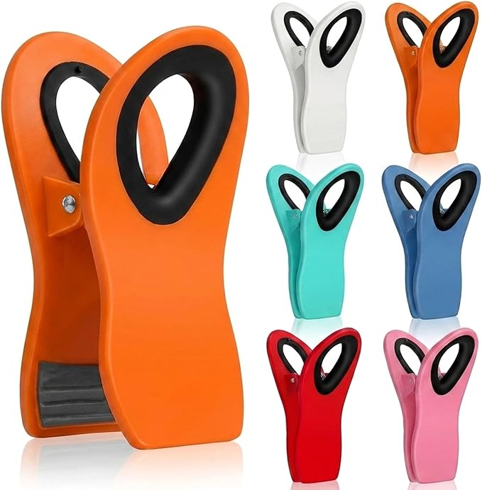 Mr. Pen- Magnetic Chip Clips, 6 Pack, Airtight Seal | Reusable Bag Closers for Food Storage, Snacks, Bread & Kitchen Organization, Strong Plastic Clips for Refrigerator Use