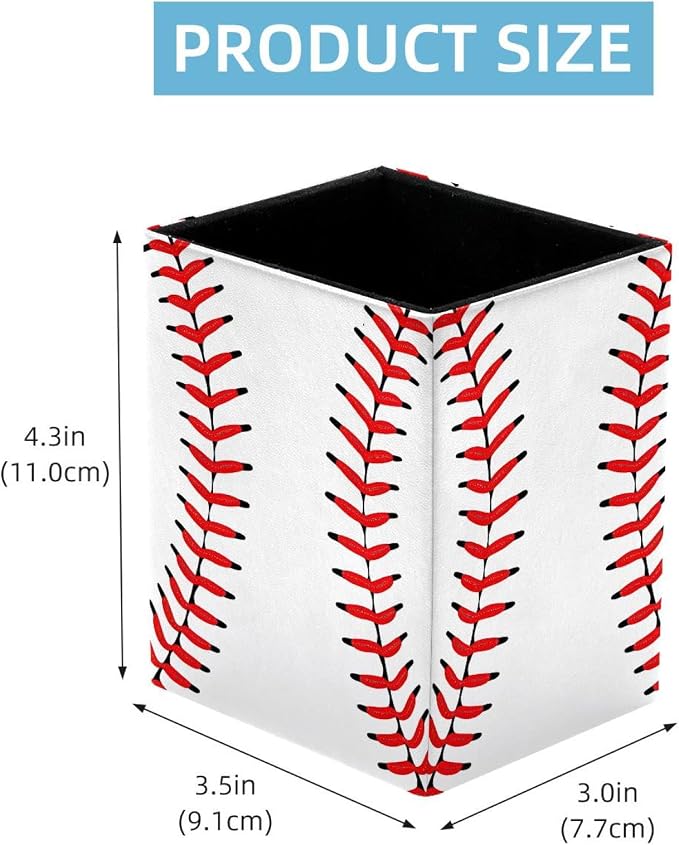Pen Holder for Desk, Baseball Pencil Holder, Pen Cup Functional Desk Organizer for Office Supplies