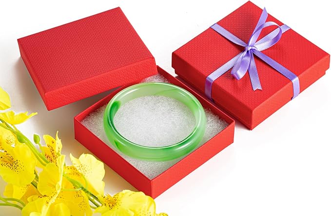 GEFTOL Jewelry Gift Boxes 96 Pack 3.5x3.5x1 Inch Cardboard Jewelry Boxes,Small Gift Boxes for Jewelry Earrings Necklaces Handmade Bangles Bracelets(Red)