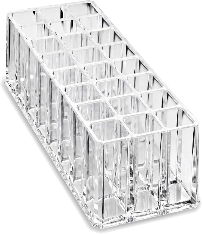 byAlegory Acrylic Lip Gloss Makeup Organizer | 24 Spaces