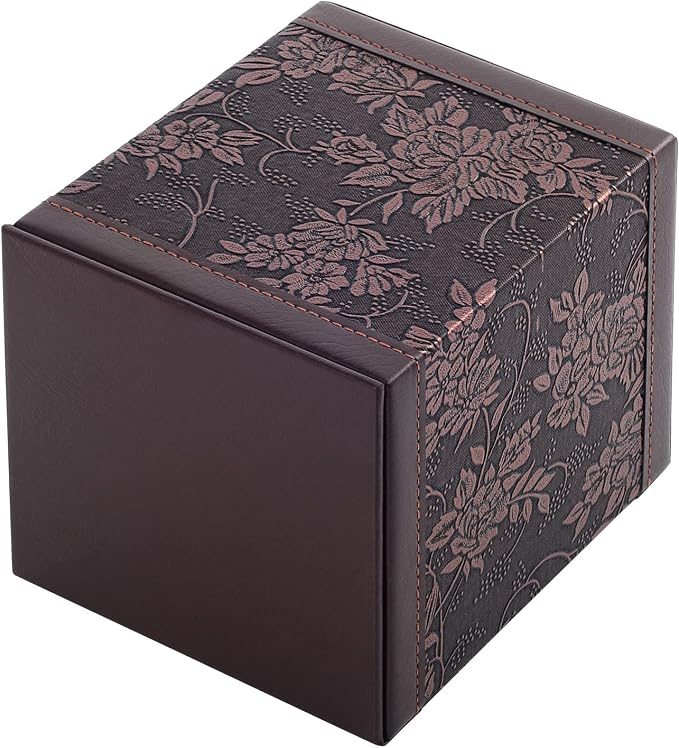 Tissue Box Cover Square,Modern Leather Tissue Box Holder for Napkin Facial Paper Organizer Bottom with Magnet Reinforcement for Home/Hotel/Restaurant/Office/car/Living Room(Retro)