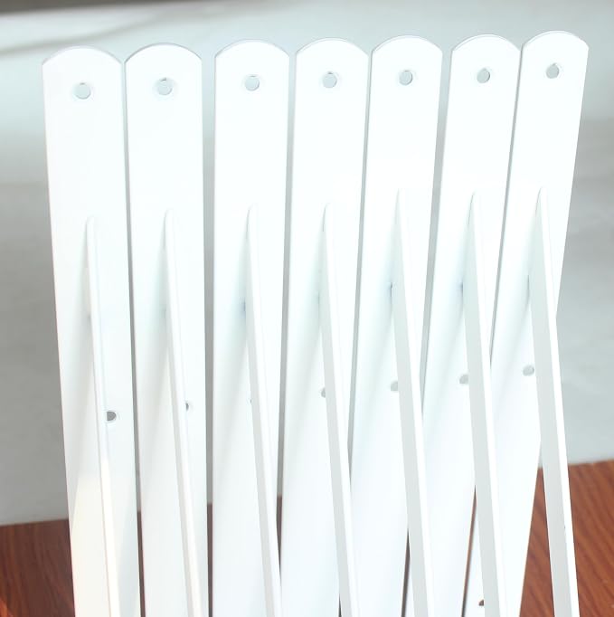 8 Pack L11 x H 8" White Heavy Duty Shelf Brackets with Screws Metal Shelf Brackets Shelf Support Angle Brackets for Shelves L Brackets Heavy Duty Floating Shelf