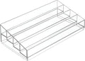 iDesign Tiered Cosmetics & Nail Polish Organizer, The Clarity Collection – 12.75 IN X 6.5IN X 3.75 IN, Clear