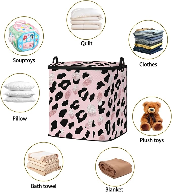 2pcs blanket storage bag for under bed,closet organizers 95L | quilt duvet sweater sheet bedding pillow clothes storage for closet,dorm moving essentials containers with portable handles