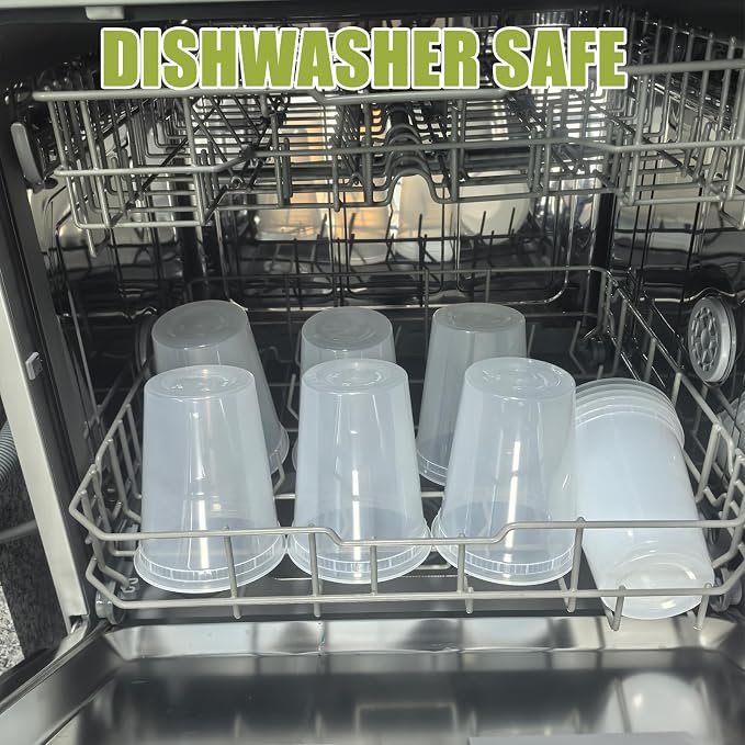 EASYTRIP [60 Pack] 32oz Deli Containers with Lids,Food Storage Container with airtight lid，Plastic Soup Containers with Lids Meal Prep/BPA Free/Freezer Safe/Dishwasher Safe/Microwave Safe/Stackable