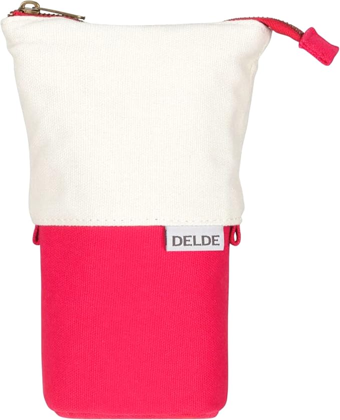 SUN-STAR Stationery DELDE Pen Case Natural Red,S1409565