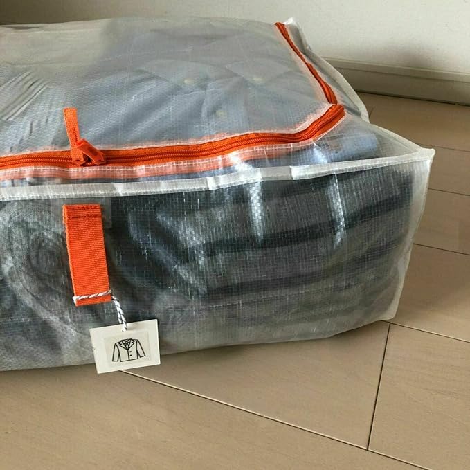 IKEA 503.953.82 Pack of 3 Storage Bags Cases 55 x 49 x 19 Centimetres