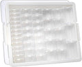 Bead Storage Solutions 45 Piece Assorted Craft Supplies Organizer and Elizabeth Ward 82 Piece Tiny Craft Supplies Organizer, Clear