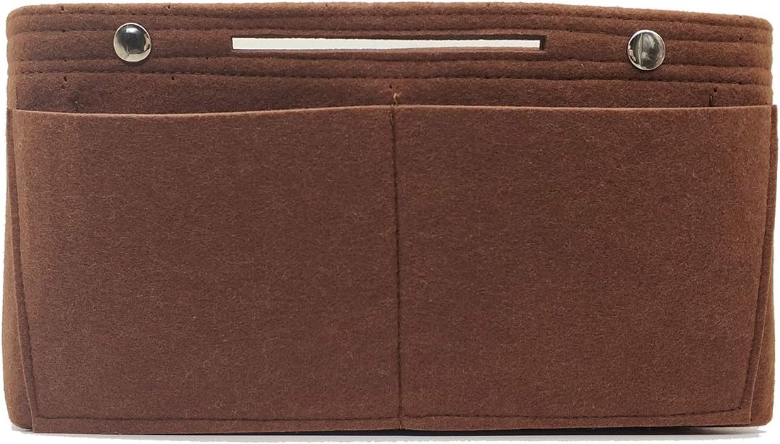 LEXSION Felt Purse Organizer Insert Multi Pocket Bag Organizer Shaper | zipper bag, tote shaper, multi pocket bag, handbag shaper, various sizes
