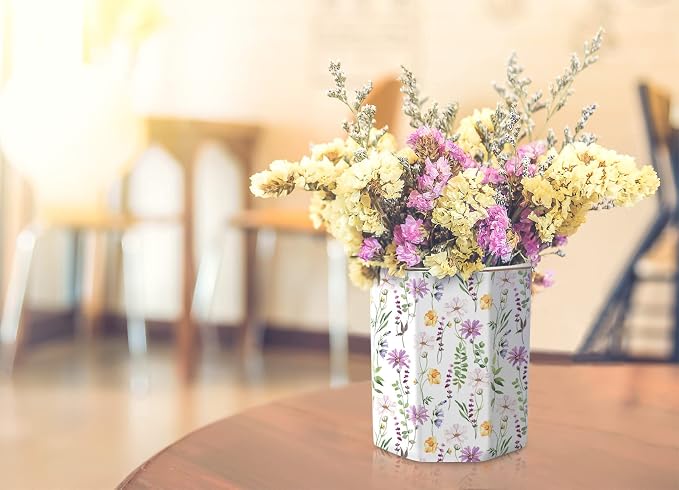 Ceramic Floral Pencil Pen Holder, Cute Stationery Holder for Office, Makeup Brush Holder for Girl Women, Pretty Flower