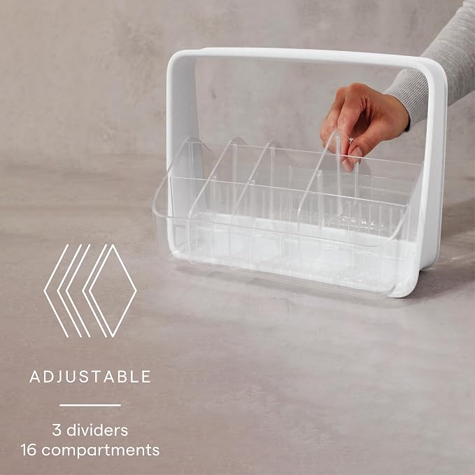 YouCopia SipStation Hydration Caddy, Adjustable Packet + Tea Bin Organizer