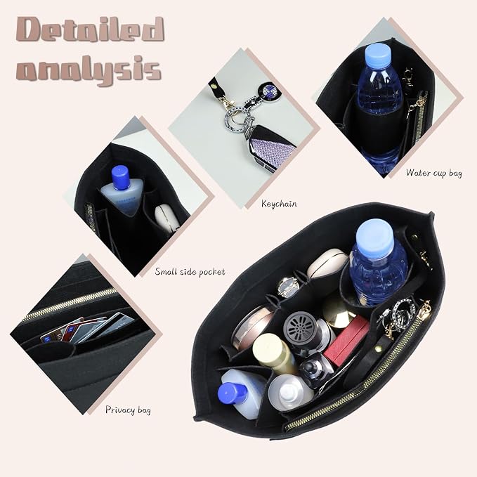 Lckaey Purse Organizer For Longchamp Purse For Long Champ Le Pliage Insert organizer1012-30aterrimus-L