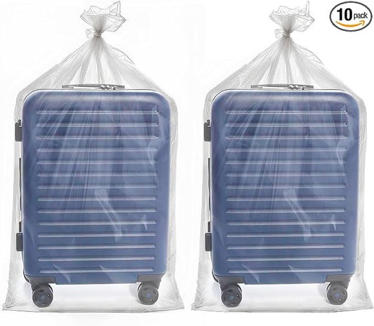 Besti Large Clear Plastic Bags – 10-Pcs 32x48-inch Extra Large Storage Bags – Packing Bags for Suitcases, Luggage, Large Items – Heavy-Duty Moving Bags for Protection and Storage