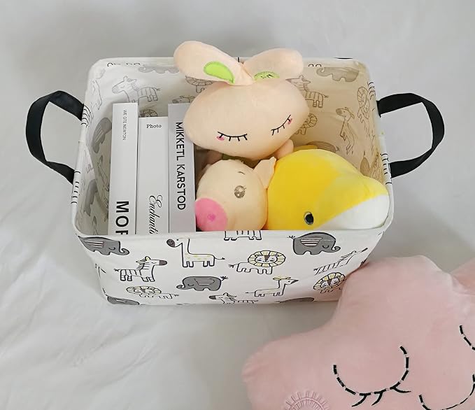 MAIZMZ Baby Gift Storage Basket Collapsible Nursery hamper Organizer Bin Waterproof Toy Box for Organizing Home/Dorm/Kitchen/Pet/Office/Closet/Shelf/Room decor