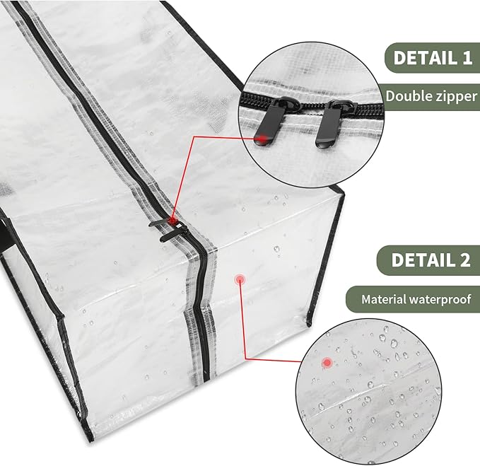 Heavy Duty Clear Moving Bags with Strong Zipper & Comfortable Handles | 4 Pack Extra Large Storage Bags Totes Moving Boxes Packing Supplies for College Dorm Room Essentials Compatible with IKEA