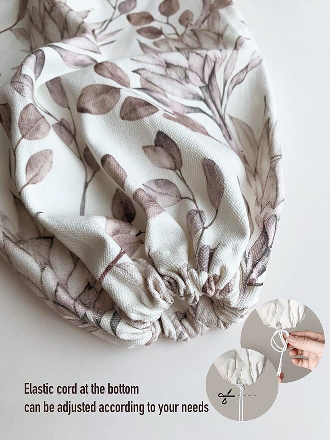 Hglian Grocery Plastic Bag Holder,Watercolor Leaves Plastic Bags Organizer Storage,Farmhouse Kitchen Decor