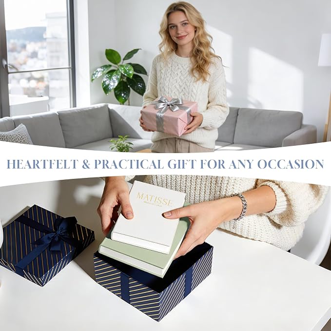 Set of 3 Decorative Books for Home Decor, Linen Faux Books for Coffee Table, Bookshelf or Mantel, Aesthetic Fake Book Storage Boxes with Magnetic Snap for Photo Organization & Keepsakes Box