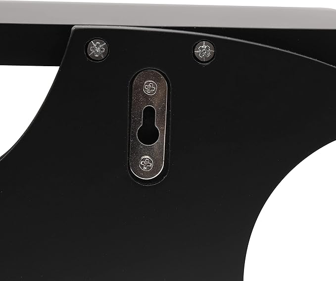 Bat Shelf Floating Shelves for Wall,15.5 inch Wall Shelf with 3 Key Hooks,Black Shelves for Living Room Bedroom Kitchen Gothroom