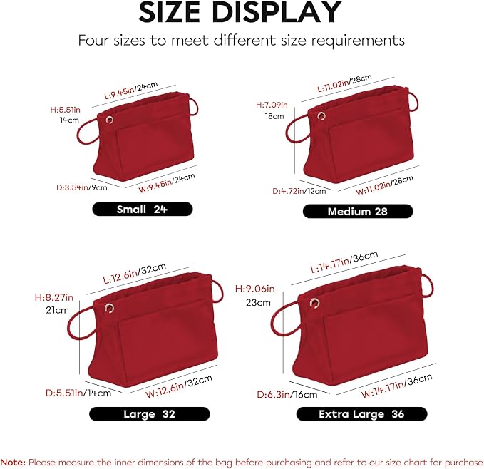 GIVLEFLY Purse Organizer Insert for Tote Bag, Satin Fabric Handbag Organizer with Multiple Pockets, Drawstring Bag Organizer Insert, Lightweight Bag Insert