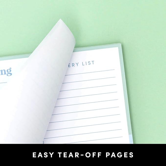 PAPERAGE To Do List Notepad & Weekly Planning Pad, 60 Sheets, 6.5 in x 9.5 in, Undated Weekly Planner & To Do List Notebook for Work, Home Office & School, (Blue)