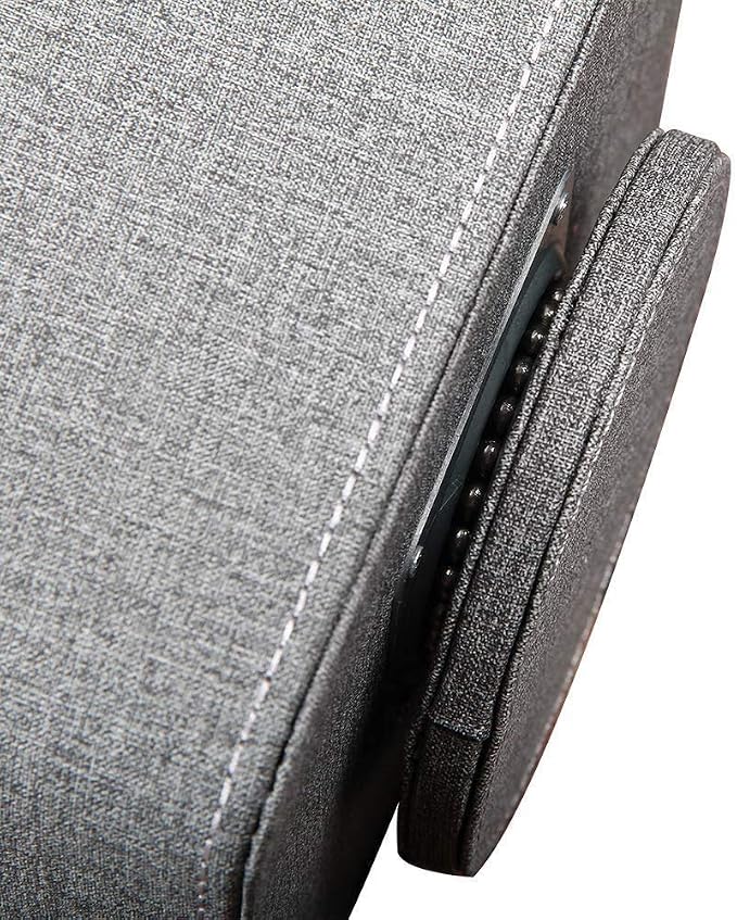 PU Leather Remote Control Holder,360 Degree Spinning Desk TV Remote Caddy,Desk Organizers and Accessories,for Controller,Media,Mail,Calculator,Mobile Phone,Pen Storage Holder (Gray Cloth)