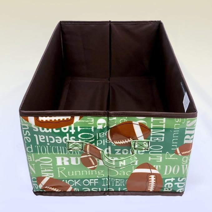 Passion for Football Collection 17"x12"x8" Rectangular Storage Bin