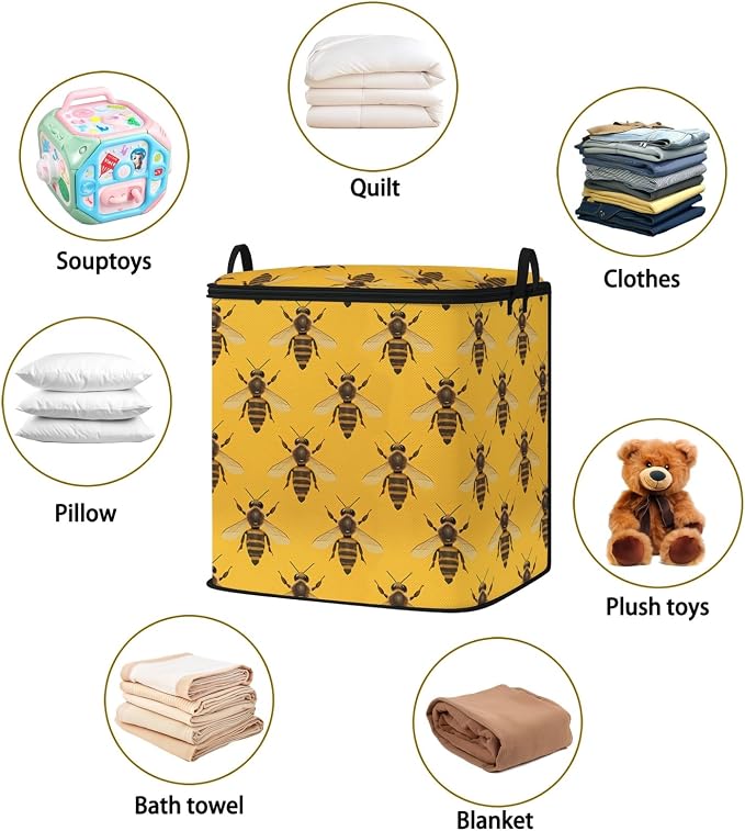 2pcs blanket storage bag for under bed,closet organizers 95L | quilt duvet sweater sheet bedding pillow clothes storage for closet,dorm moving essentials containers with portable handles