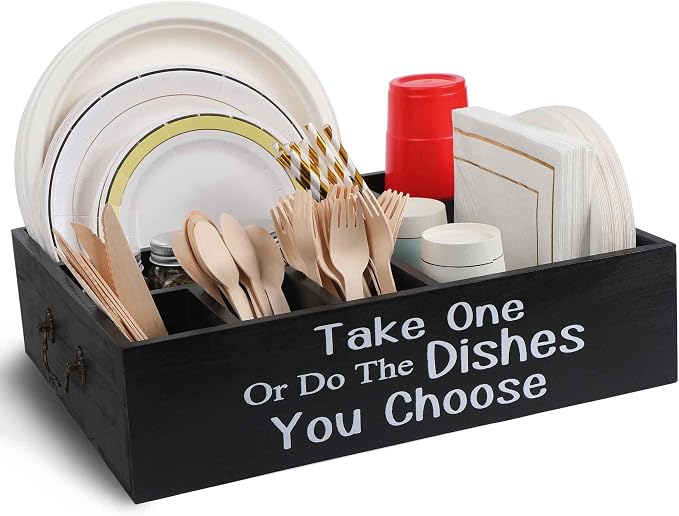 Silverware Caddy Organizer for Countertop, Kitchen Utensil Caddy for Cups
