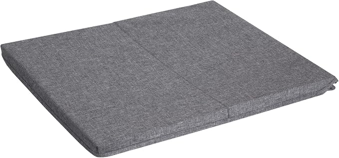 Bigso Soft Underbed Storage Box - Durable Under Bed Storage Containers for Seasonal and Oversized Items - Under Bed Bins with Lids for Dust-Free Organization - 18.1in x 21.7in x 6.3in - Grey