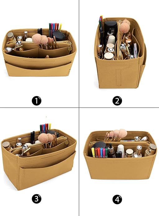 LEXSION Felt Insert Bag Organizer Bag In Bag For Handbag Purse Organizer Fits Speedy Neverful