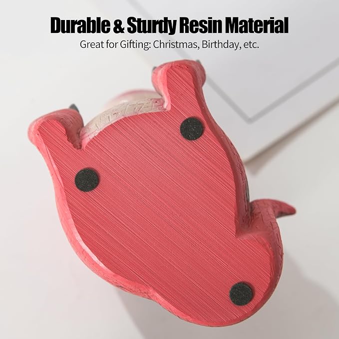 Dinosaur Pen Holder & Pencil Holder for Desk - Cute Cartoon Desk Accessories, Red Dino Toothbrush Holder, Office & School Supplies, Ideal Gifts for Adults, Kids, Women, Men